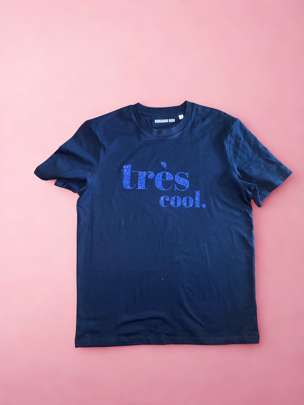 Très cool T-Shirt dunkelblau / blau Glitzer